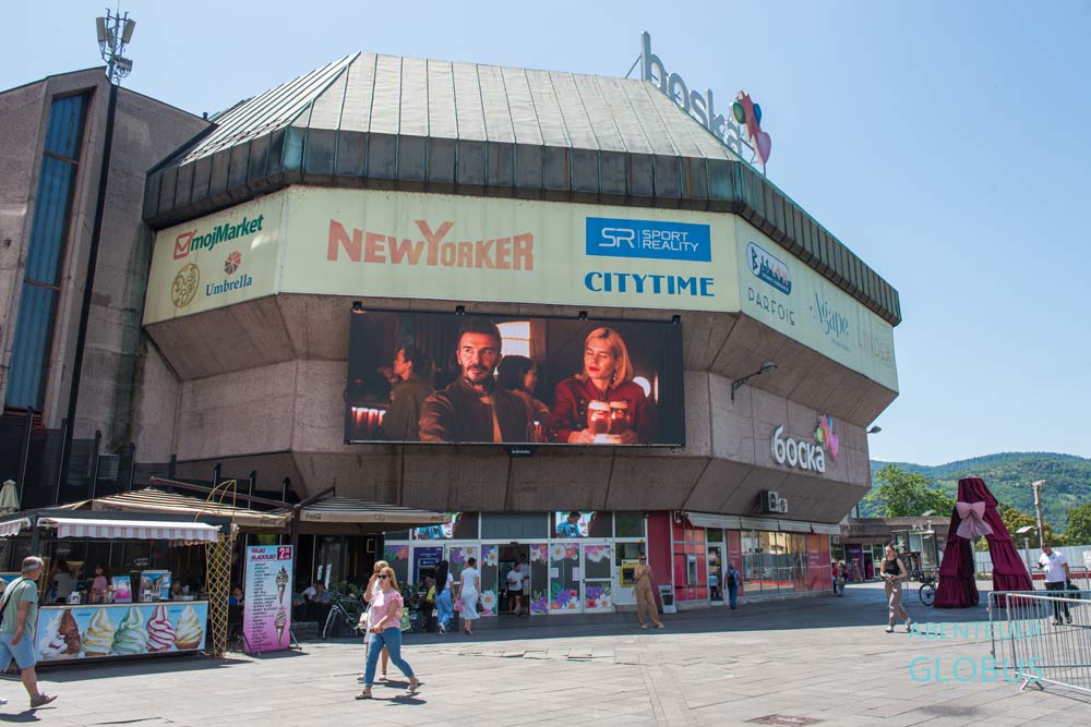Kaufhaus Boska auf dem Krajina-Platz in Banja Luka