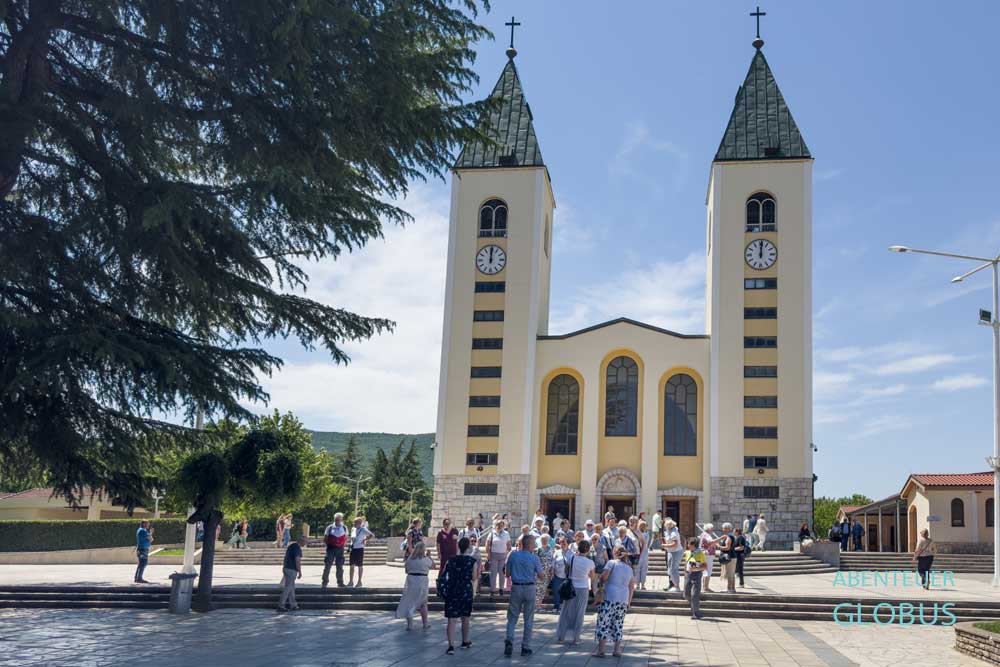 Wallfahrtsstätte Medugorje: St. Jakobus Kirche (bosnisch: Crkva Sveti Jakov) 