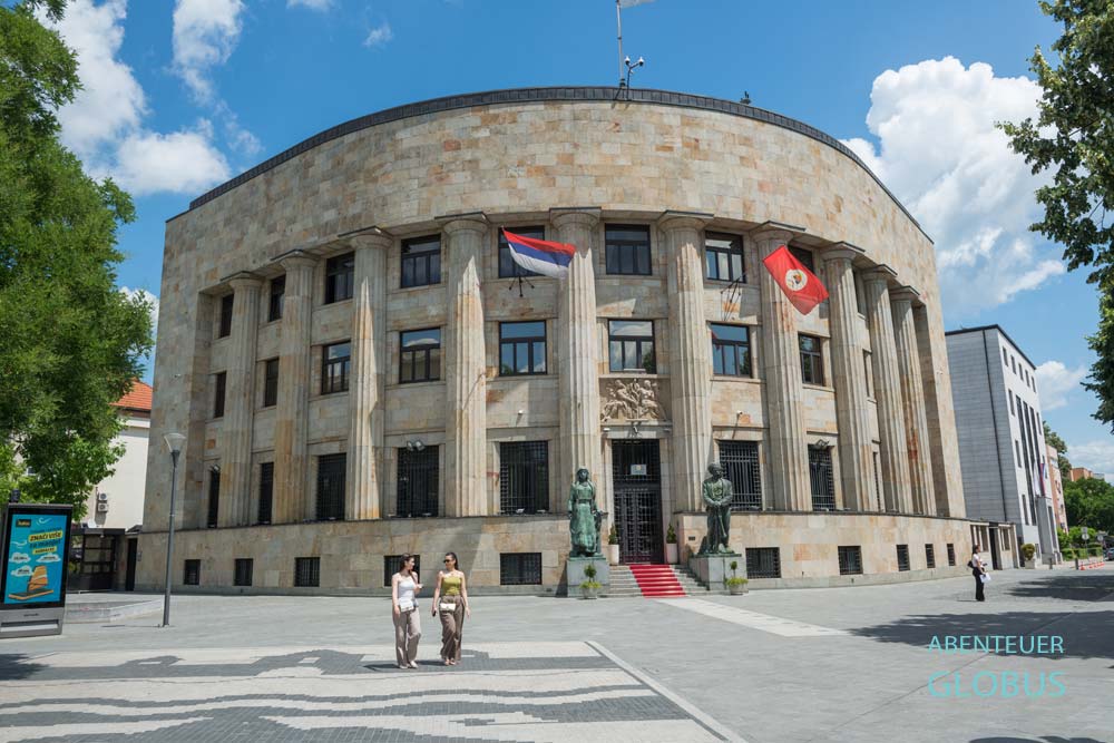 Präsidentenpalast der Republika Srpska am Bana Milosavljevića Park in Banja Luka
